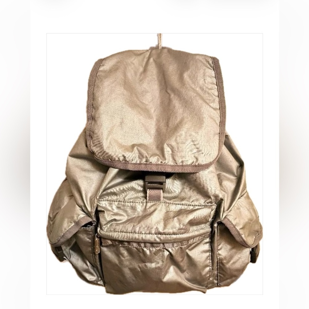 Lesportsac gold voyager backpack
